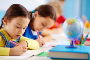 Girls in Classroom