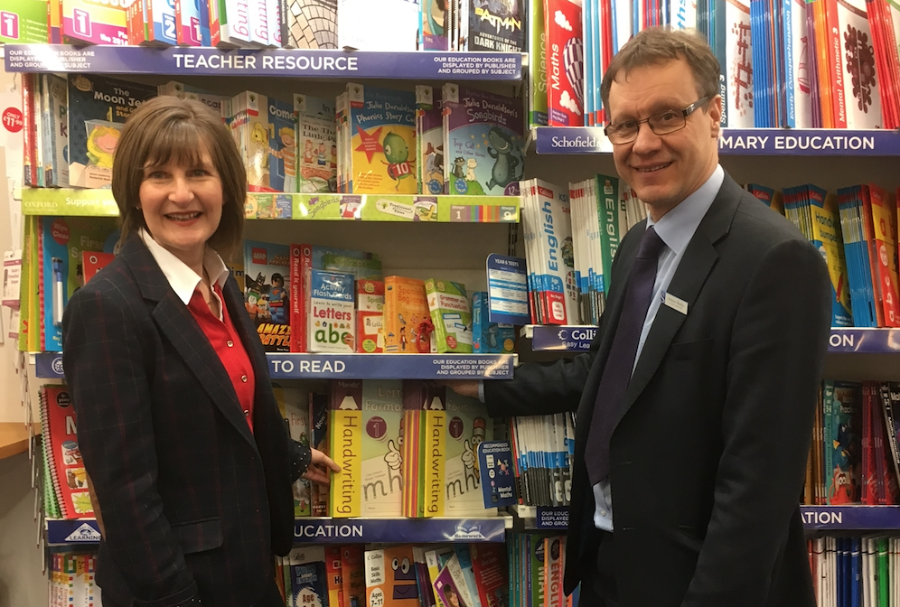 Morrells Handwriting workshop in Isle of Man WHSmith store