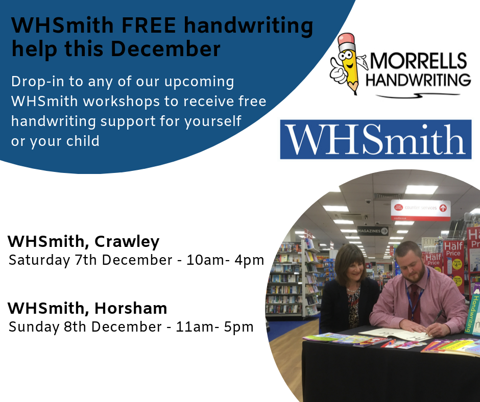 WHSmith Handwriting Roadshow December