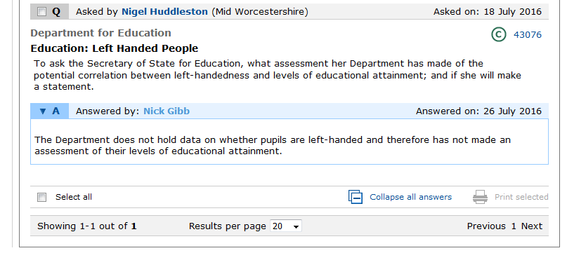 Mark's Blog DfE Statement